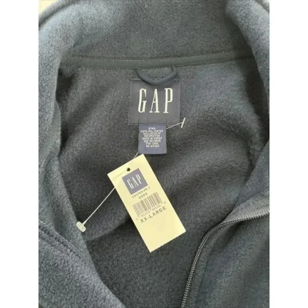 Gap‎ Men’s Blue Fleece Sleeveless Vest Size XXL